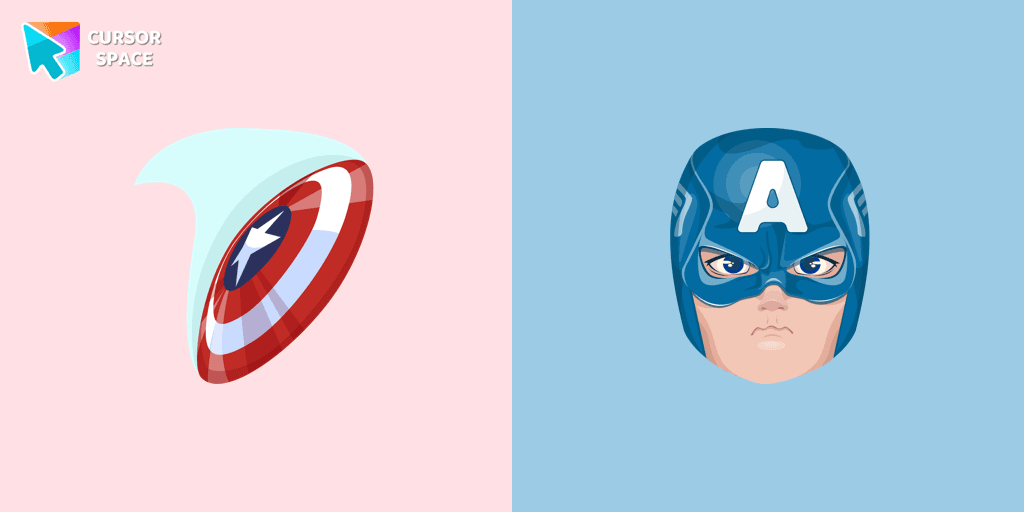 Captain America cursor cursor pack